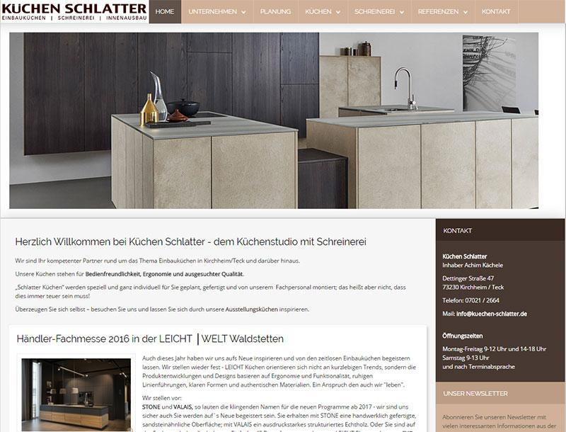 Tradition trifft bei Küchen Schlatter auf die moderne Online-Welt Tradition trifft bei Küchen Schlatter auf die moderne Online-Welt
